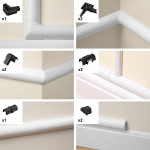 D-LINE Tillbehörssats 30x15 Svart D-LINE Tillbehörssats 30x15 Svart