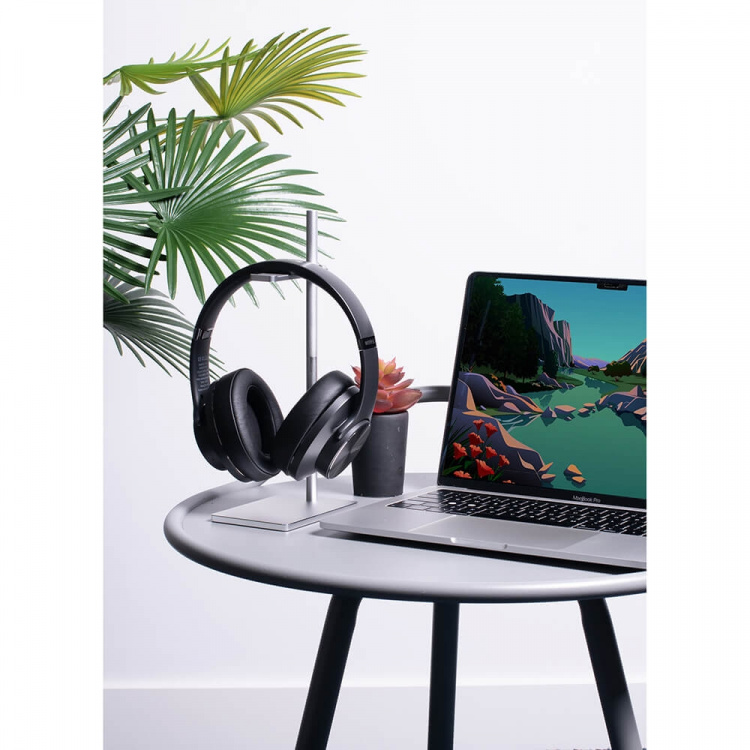 Desire2 Bordsställ För Hörlurar Aluminium Silver Desire2 Bordsställ För Hörlurar Aluminium Silver