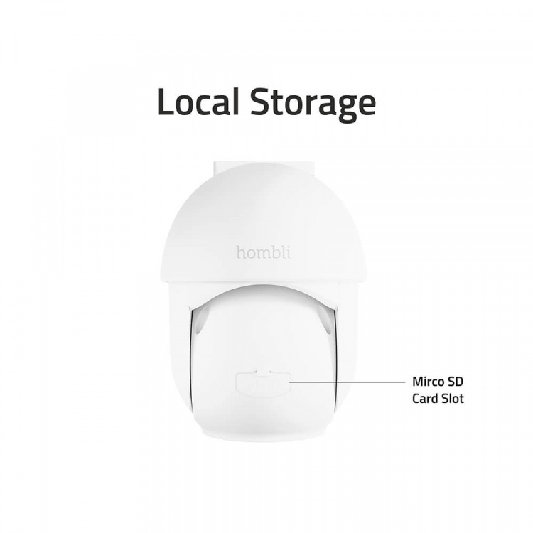 Hombli Smart Pan & Tilt-Kamera Vit