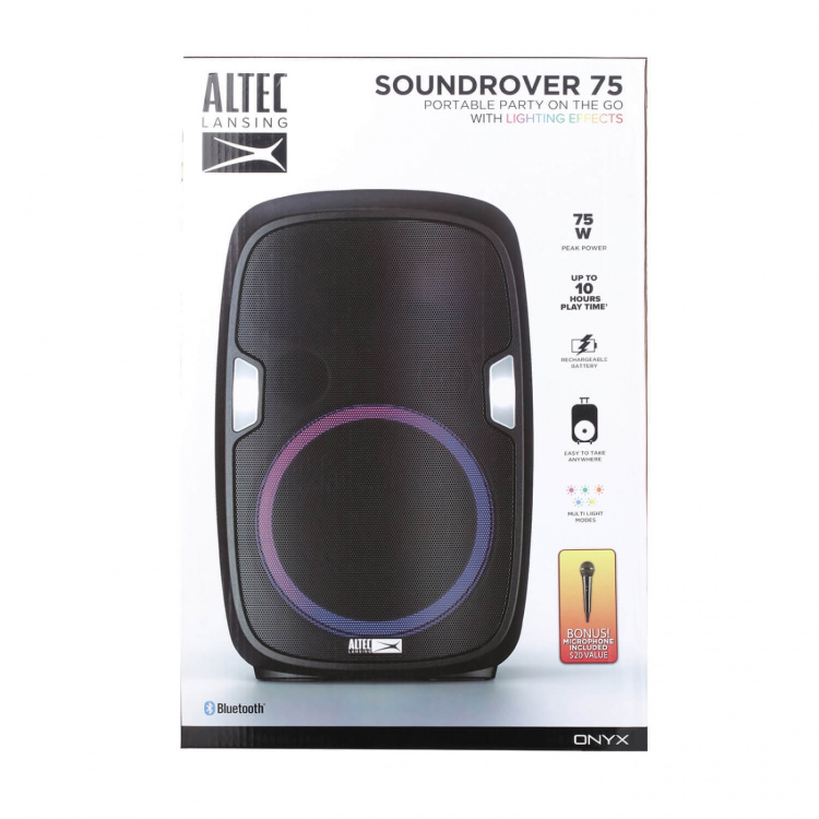 Altec Lansing IMT8100 SoundRover 75 Partyhögtalare Svart