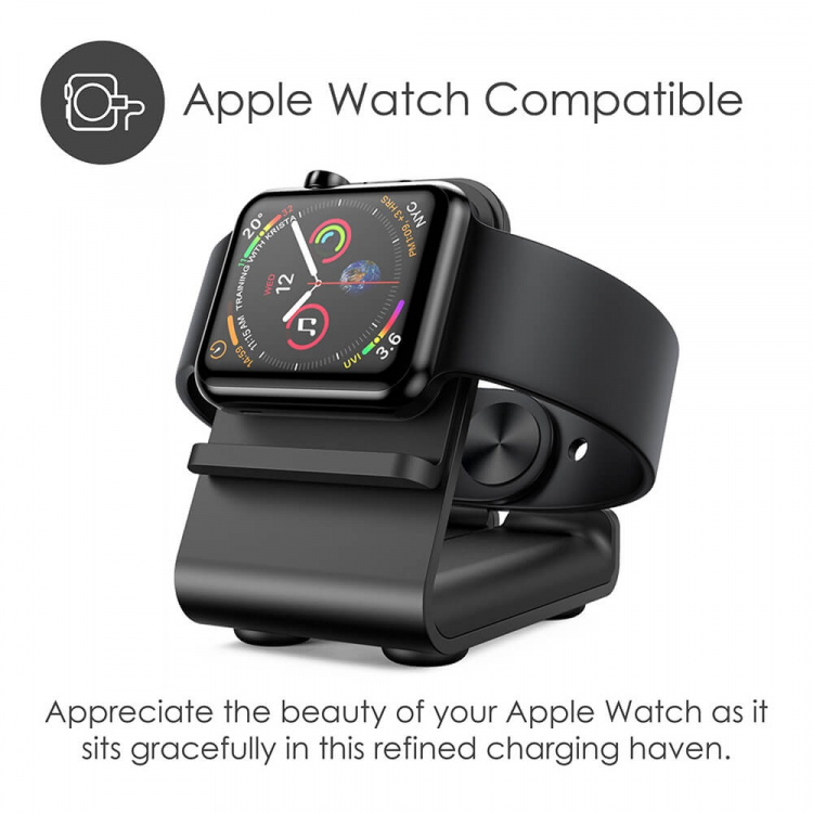 Desire2 Restore Laddningsställ för Apple Watch Svart Desire2 Restore Laddningsställ för Apple Watch Svart