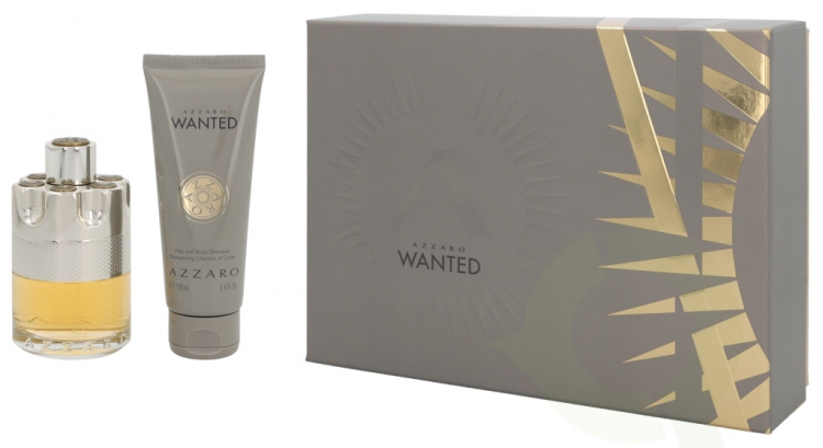 Azzaro Wanted Giftset 200 ml, Edt Spray 100ml/Hair & Body Shampoo 100ml