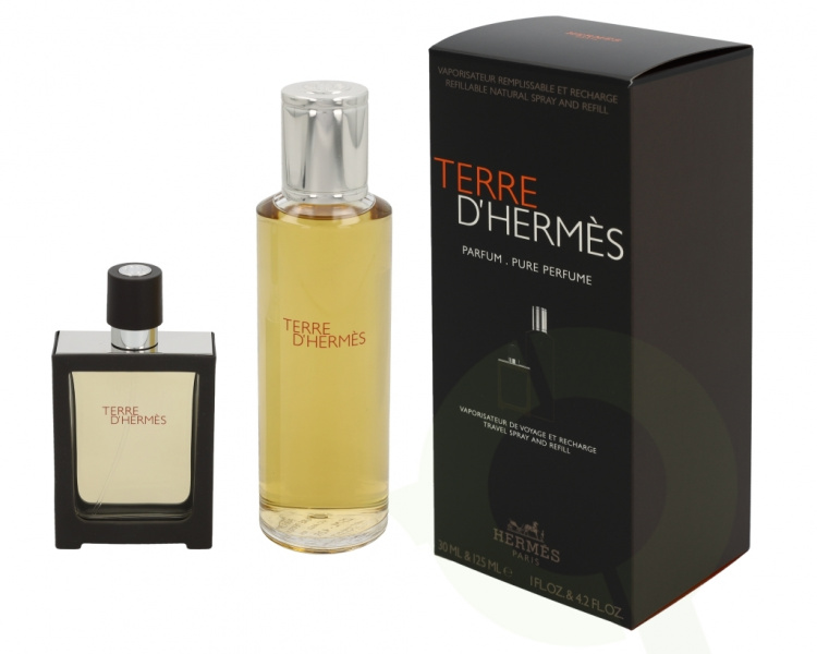 Hermes Terre D\'Hermes Giftset 155 ml Pure Perfume 30ml/Pure Perfume Refill 125ml