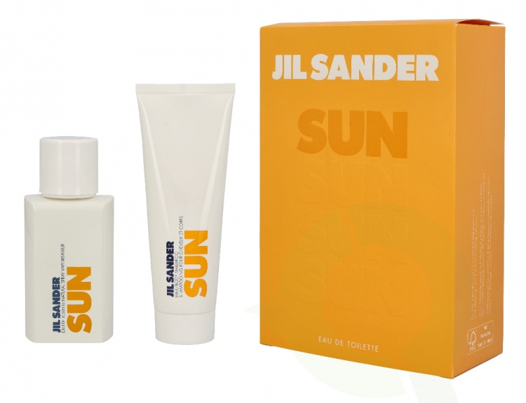 Jil Sander Sun Women Giftset 150 ml Edt Spray 75ml/Hair-Body Shampoo 75ml