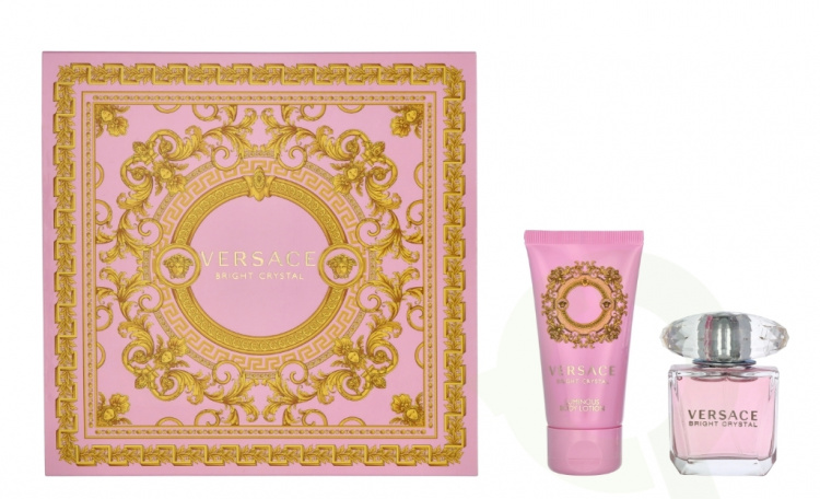 Versace Bright Crystal Giftset 80 ml, Edt Spray 30ml/Body Lotion 50ml