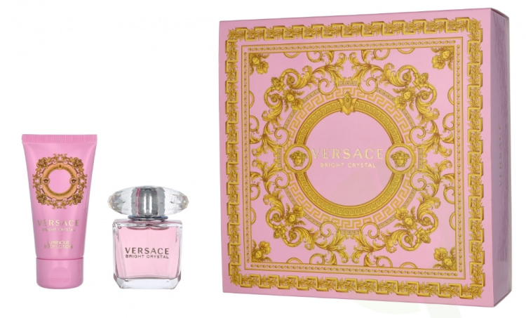 Versace Bright Crystal Giftset 80 ml, Edt Spray 30ml/Body Lotion 50ml