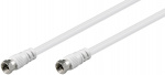 Goobay SAT-antennkabel ( F-plugg > F-plugg ), 1.5 m Goobay SAT-antennkabel ( F-plugg > F-plugg ), 1.5 m