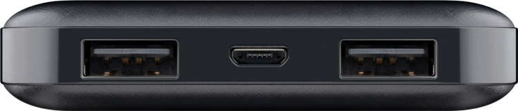 Goobay Powerbank Slimline 10.000 mAh kraftfull 10.000 mAh i en praktisk och kompakt design med statusdisplay