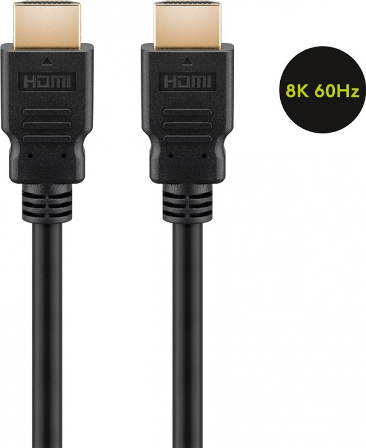 Goobay HDMI™-kabel med ultrahög hastighet med Ethernet HDMI™-kontakt (typ A) > HDMI™-kontakt (typ A), 1.5 m Goobay HDMI™-kabel med ultrahög hastighet med Ethernet HDMI™-kontakt (typ A) > HDMI™-kontakt (typ A), 1.5 m