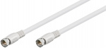 Goobay SAT-antennkabel (80 dB), dubbelskärmad F-plugg > F-plugg (helt skärmad), 2.5 m Goobay SAT-antennkabel (80 dB), dubbelskärmad F-plugg > F-plugg (helt skärmad), 2.5 m