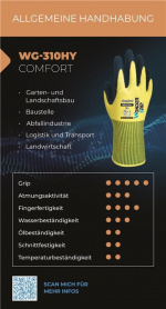 Wonder Grip WG-310HY Trädgårds- och landskapsarkitektur, Byggarbetsplats, Jordbruk, Avfallsindustri, Logistik och transport, Size: L/9