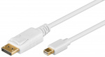 Goobay Adapterkabel för Mini DisplayPort™, Guldpläterad Mini DisplayPort plugg > Displayport™ plugg, 1 m