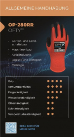 Wonder Grip OP-280RR Maskinteknik, Montering, Trädgårds- och landskapsarkitektur, Avfallsindustri, Logistik och transport, Size: S/7