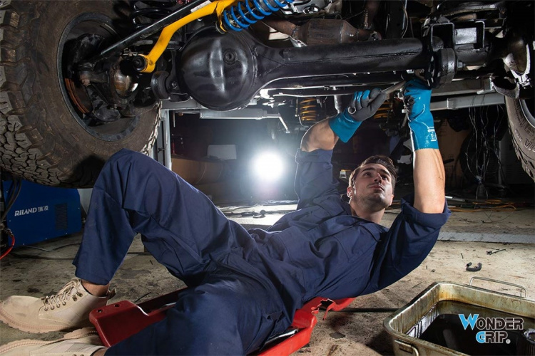 Wonder Grip WG-528L Bilverkstad, industriellt underhåll, byggarbetsplats, jordbruk, avloppsreningsverk, Size: S/7