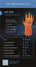 Wonder Grip WG-320 Byggarbetsplats, Jordbruk, Avfallsindustri, Kyltransporter, Vintertjänster, Size: L/9