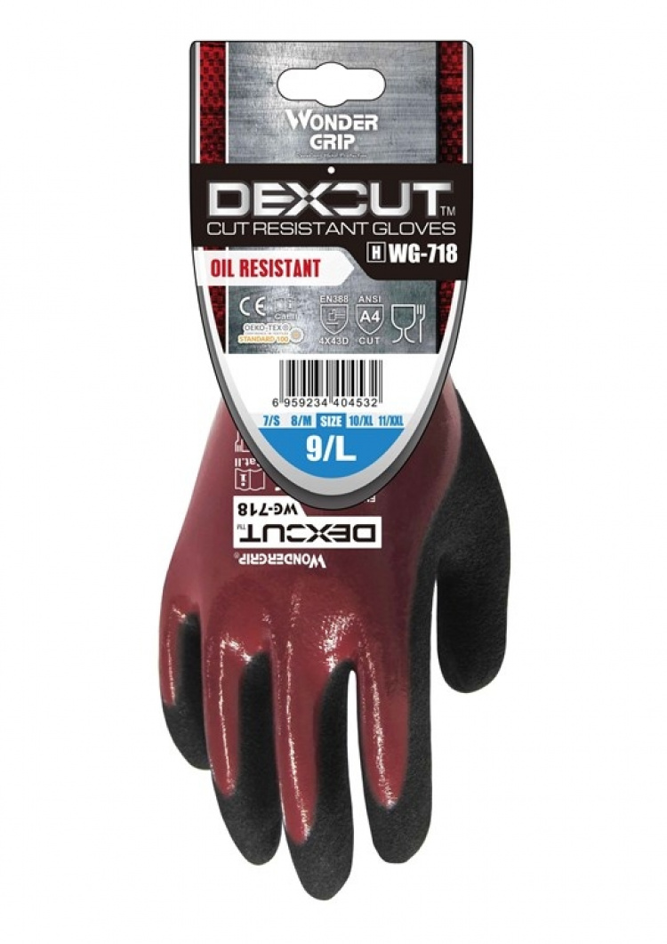 Wonder Grip WG-718 Bilverkstad, Industriellt underhåll, Glasindustri, Stålindustri, Livsmedelsindustri, Size: XL/10 Wonder Grip WG-718 Bilverkstad, Industriellt underhåll, Glasindustri, Stålindustri, Livsmedelsindustri, Size: XL/10