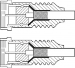 Goobay SAT-antennkabel (Class A+, >95 dB), 3x skärmad F-plugg > F-plugg (helt skärmad), 1.5 m