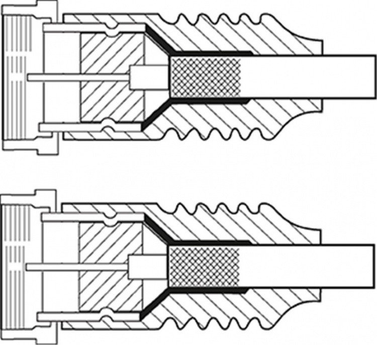 Goobay SAT-antennkabel (Class A+, >95 dB), 3x skärmad F-plugg > F-plugg (helt skärmad), 5 m