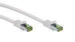 Goobay GHMT-certifierad CAT 8.1 patchkabel, S/FTP (PiMF), vit kopparledare, LSZH halogenfri kabelhölje, 2 m Goobay GHMT-certifierad CAT 8.1 patchkabel, S/FTP (PiMF), vit kopparledare, LSZH halogenfri kabelhölje, 2 m