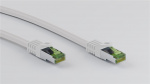 Goobay GHMT-certifierad CAT 8.1 patchkabel, S/FTP (PiMF), vit kopparledare, LSZH halogenfri kabelhölje, 2 m Goobay GHMT-certifierad CAT 8.1 patchkabel, S/FTP (PiMF), vit kopparledare, LSZH halogenfri kabelhölje, 2 m