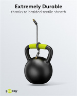 Goobay TOSLINK-kabel, 2 m, Sharkskin Grey Toslink-kontakt > Toslink-kontakt Goobay TOSLINK-kabel, 2 m, Sharkskin Grey Toslink-kontakt > Toslink-kontakt