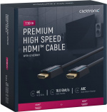 ClickTronic Höghastighets HDMI™-kabel med Ethernet Premiumkabel | 1x HDMI™-kontakt 1x HDMI™-kontakt | 7,5 m | UHD 4K @ 60 Hz