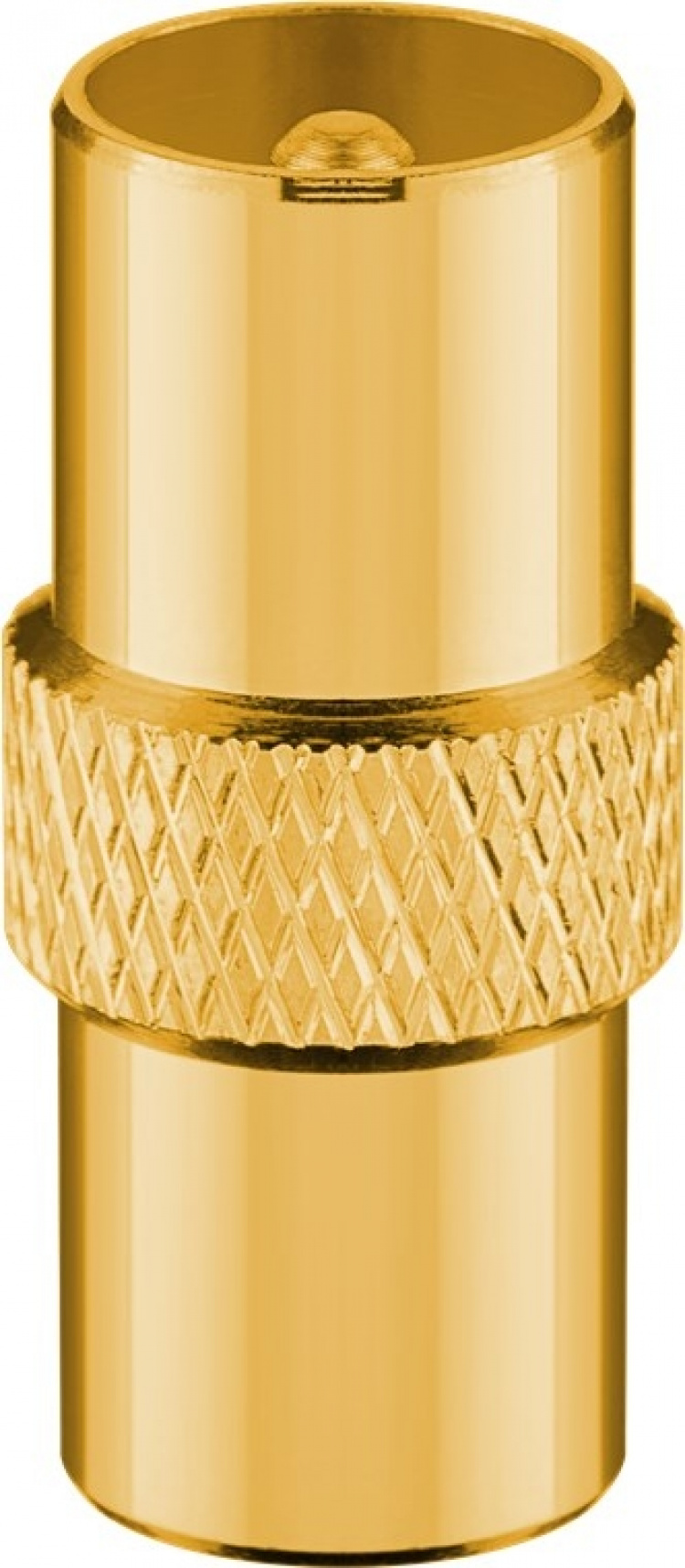 Goobay TV-antennkabel (135 dB), 4x skärmad guldpläterad, koaxial-uttag > koaxial-plugg, 2 m Goobay TV-antennkabel (135 dB), 4x skärmad guldpläterad, koaxial-uttag > koaxial-plugg, 2 m