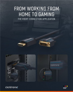 ClickTronic Adapterkabel från DVI till HDMI™ Premiumkabel | 1x DVI-D-kontakt 1x HDMI™-kontakt | 3,0 m | WQXGA @ 60 Hz