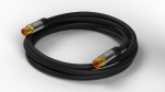 Goobay TV-antennkabel (135 dB), 4x skärmad guldpläterad, koaxial-uttag > koaxial-plugg, 2 m Goobay TV-antennkabel (135 dB), 4x skärmad guldpläterad, koaxial-uttag > koaxial-plugg, 2 m