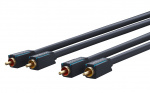 ClickTronic RCA-kabel, stereo Premiumkabel | 2x RCA plugg 2x RCA plugg | 7,5 m | OFC innerledare ClickTronic RCA-kabel, stereo Premiumkabel | 2x RCA plugg 2x RCA plugg | 7,5 m | OFC innerledare