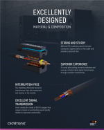 ClickTronic 3,5 mm AUX till RCA-adapterkabel, stereo Premiumkabel | 1x 3,5 mm jackkontakt 2x cinchkontakt | 1,0 m | OFC innerledare ClickTronic 3,5 mm AUX till RCA-adapterkabel, stereo Premiumkabel | 1x 3,5 mm jackkontakt 2x cinchkontakt | 1,0 m | OFC innerledare