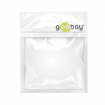 Goobay TV-antennkabel (135 dB), 4x skärmad guldpläterad, koaxial-uttag 90° > koaxial-plugg 90°, 5 m