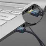 ClickTronic Ultra-Slim Höghastighets HDMI™-kabel med Ethernet Premiumkabel | 1x HDMI™-kontakt 1x HDMI™-kontakt | 3,0 m | UHD 4K @ 60 Hz