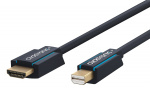 ClickTronic Aktiv adapterkabel från mini DisplayPort™ till HDMI™ premiumkabel | 1x mini DisplayPort™-kontakt >> 1x HDMI™-kontakt | 1,0 m | UHD 4K @ 30 Hz ClickTronic Aktiv adapterkabel från mini DisplayPort™ till HDMI™ premiumkabel | 1x mini DisplayPort™-kontakt >> 1x HDMI™-kontakt | 1,0 m | UHD 4K @ 30 Hz