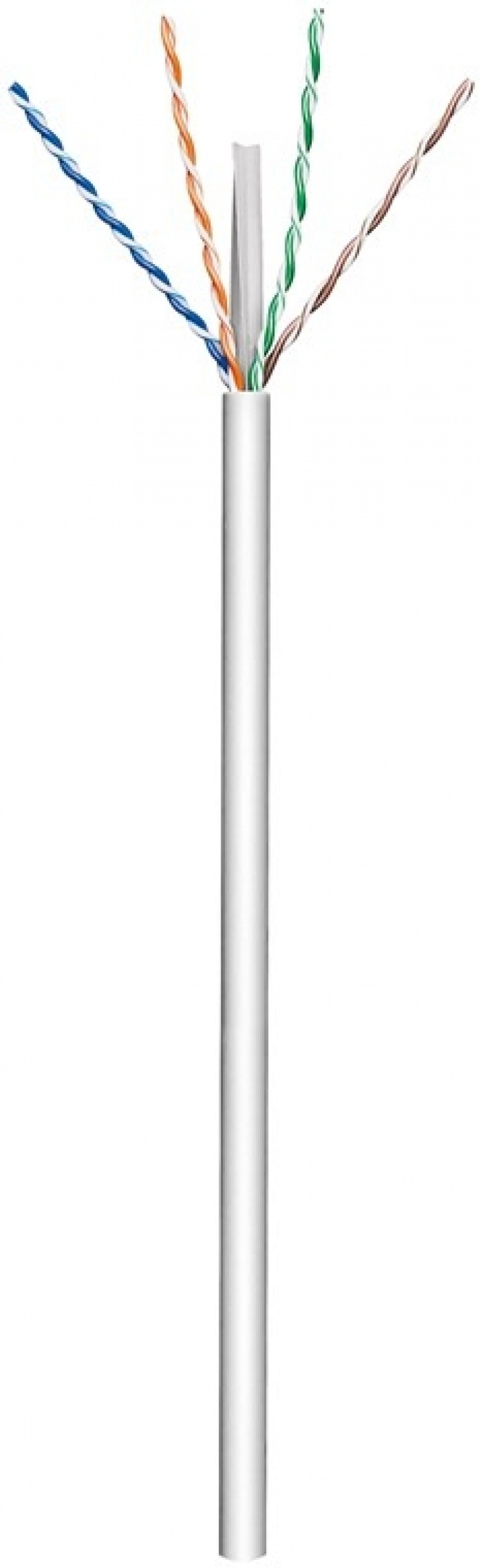 Goobay CAT 6 patchkabel, U/UTP, grå kopparklädd aluminiumledare (CCA), AWG 23/1 (solid), kabelhölje PVC, 305 m Goobay CAT 6 patchkabel, U/UTP, grå kopparklädd aluminiumledare (CCA), AWG 23/1 (solid), kabelhölje PVC, 305 m