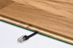 Goobay CAT 6 platt patchkabel, U/UTP, blå kopparledare (CU), 2 m