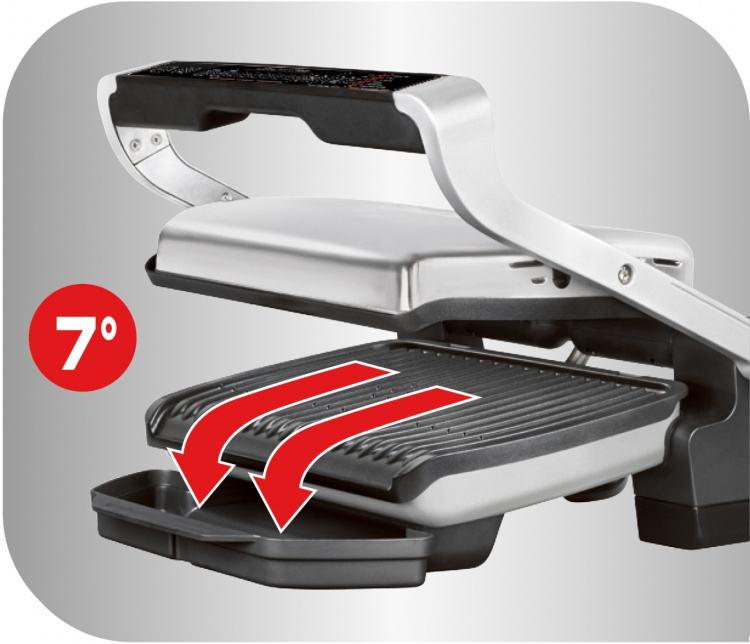 OBH Nordica Optigrill+ Initial - Bordsgrill, rostfritt stål