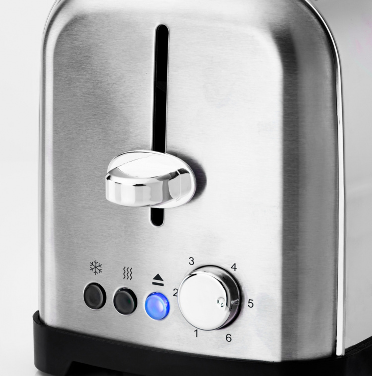 OBH Nordica Metropolitan brödrost, för 2 skivor, stål