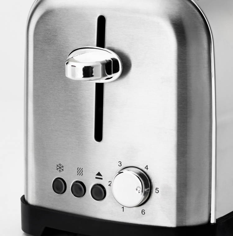 OBH Nordica Metropolitan brödrost, för 2 skivor, stål