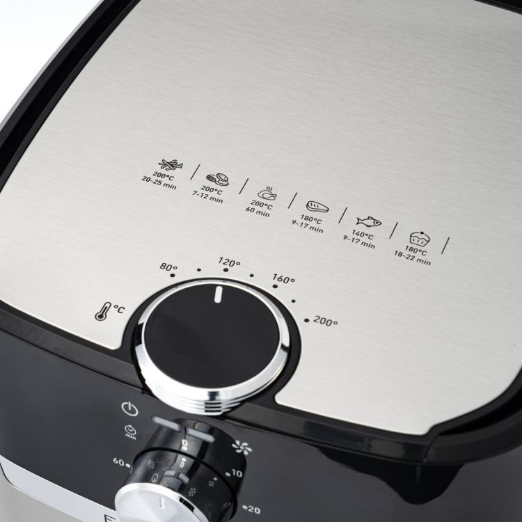 OBH Nordica Easy Fry & Grill Classic+ 2-i-1 airfryer, stål