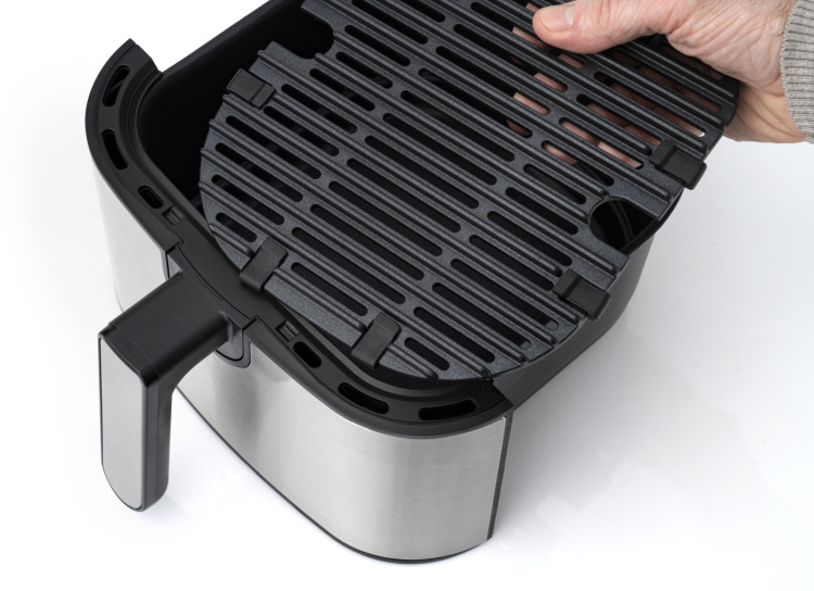 OBH Nordica Easy Fry & Grill Classic+ 2-i-1 airfryer, stål