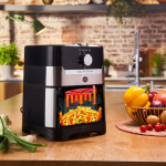 OBH Nordica Easy Fry & Grill Classic+ 2-i-1 airfryer, stål