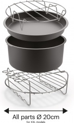 OBH Nordica/Tefal Easy Fry tillbehörsset för OBH Nordica XXL airfryer-modeller