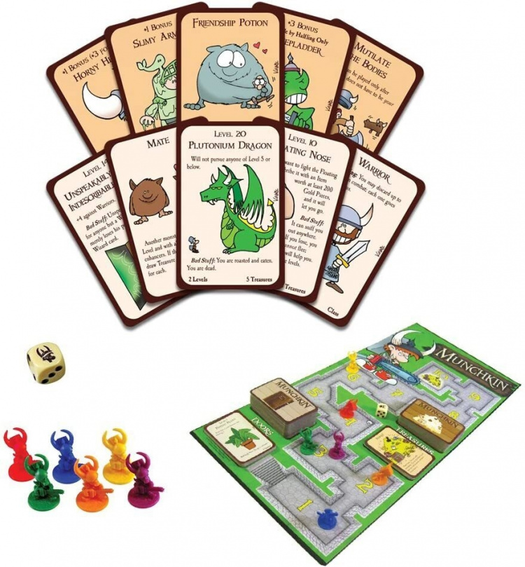 Munchkin Deluxe Strategispel (ENG) Munchkin Deluxe Strategispel (ENG)