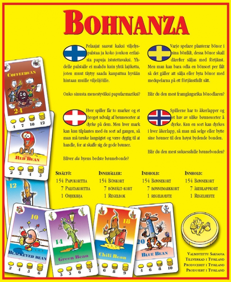 Bohnanza (bönspel) kortspel
