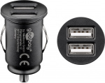 Goobay Dubbel USB-bilsladdare (12 W) 12 W max. 2,4 A (12/24 V) 2x USB
