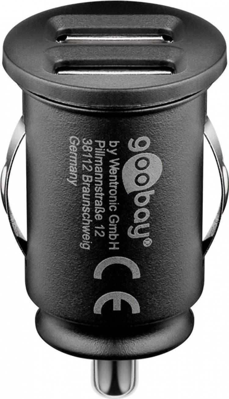 Goobay Dubbel USB-bilsladdare (12 W) 12 W max. 2,4 A (12/24 V) 2x USB