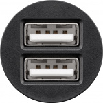 Goobay Dubbel USB-bilsladdare (12 W) 12 W max. 2,4 A (12/24 V) 2x USB