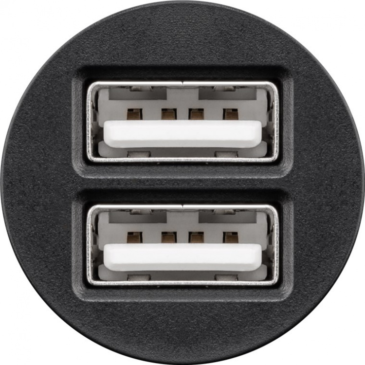 Goobay Dubbel USB-bilsladdare (12 W) 12 W max. 2,4 A (12/24 V) 2x USB