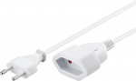 Goobay Förlängningskabel Europlug, 5 m, vit Europlug (typ C, CEE 7/16) > Europeiskt uttag